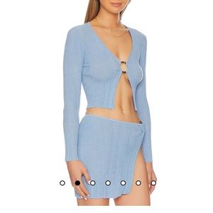 L SPACE Tropea Top AND SKIRT SET in Aura- NWT